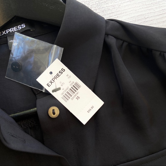 EXPRESS Ballon Sleeve Utility Shirt - Picture 5 of 10